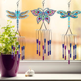 Soothing Tunes from the Sky: Crystal Crescent & Diamond Wind Chimes